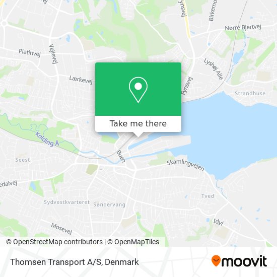 Thomsen Transport A/S map