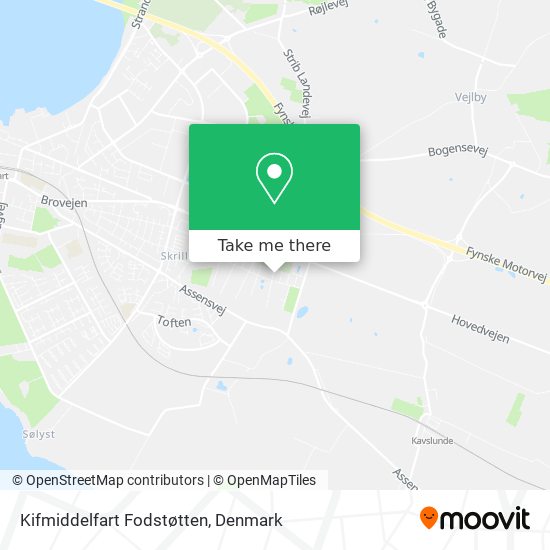 Kifmiddelfart Fodstøtten map