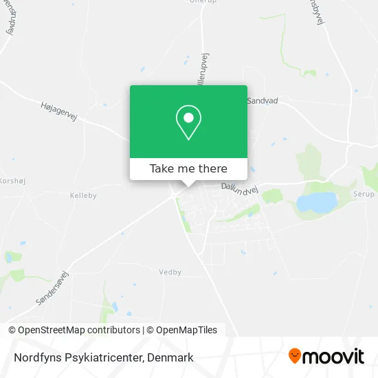 Nordfyns Psykiatricenter map