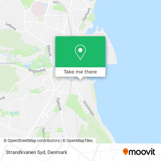 Strandkvanen Syd map