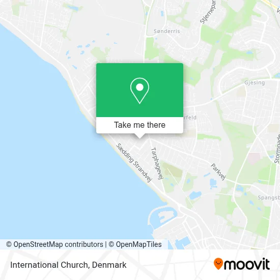 International Church map