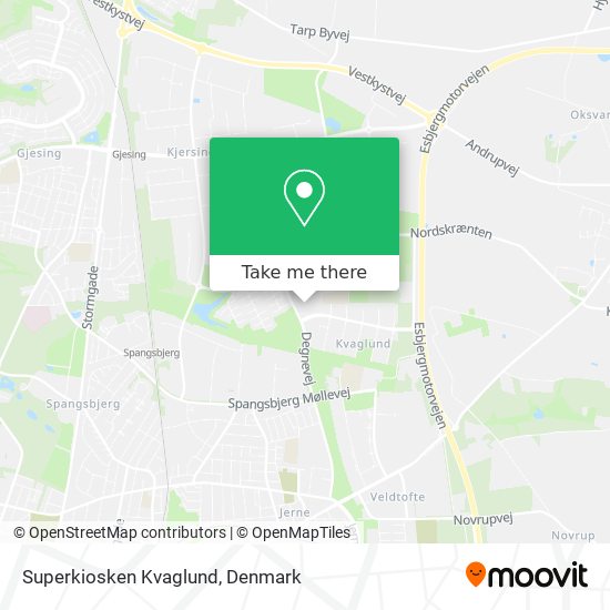 Superkiosken Kvaglund map