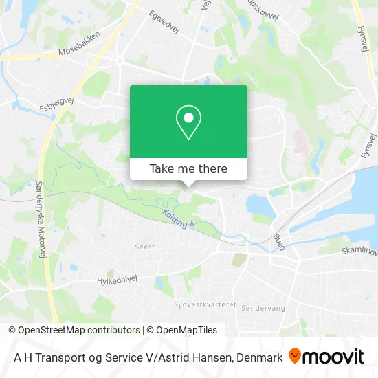 A H Transport og Service V / Astrid Hansen map