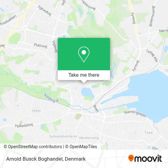 Arnold Busck Boghandel map