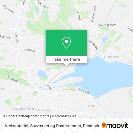 Vækststedet, Savværket og Pusterummet map