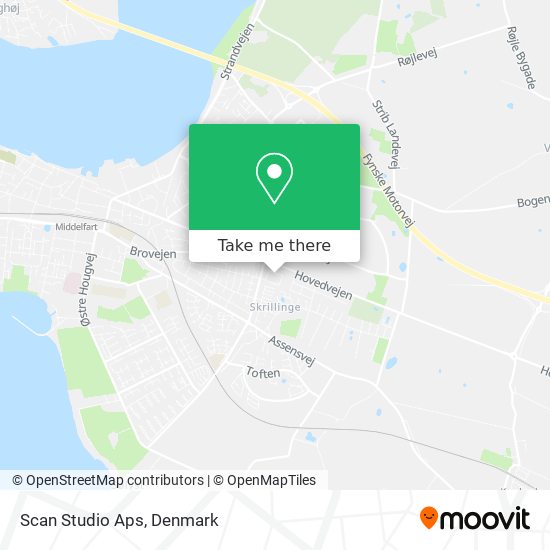 How to get to Scan Studio Aps Middelfart Bus or Train?