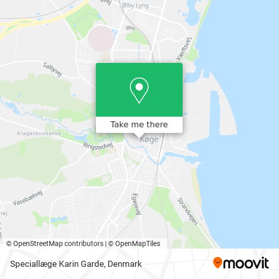 Speciallæge Karin Garde map