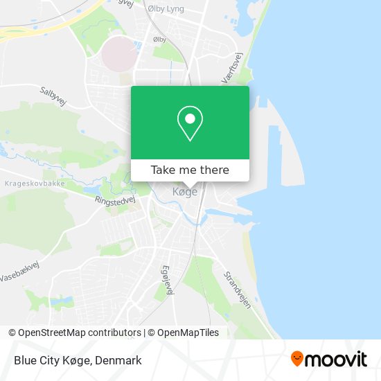 Blue City Køge map
