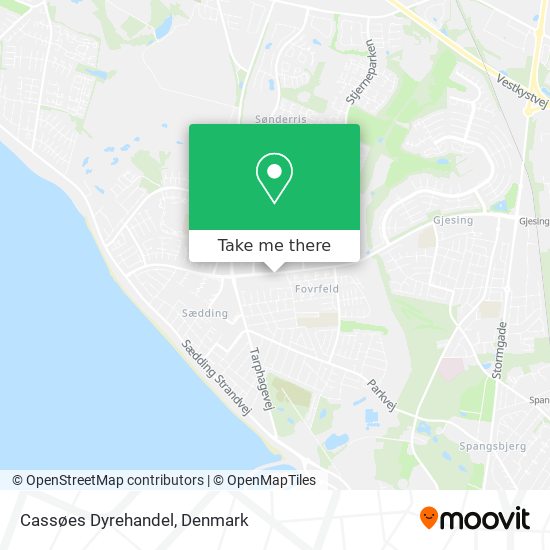 Cassøes Dyrehandel map