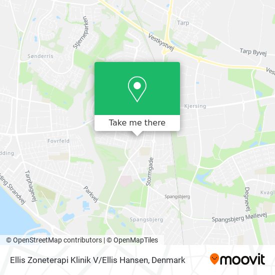 Ellis Zoneterapi Klinik V / Ellis Hansen map