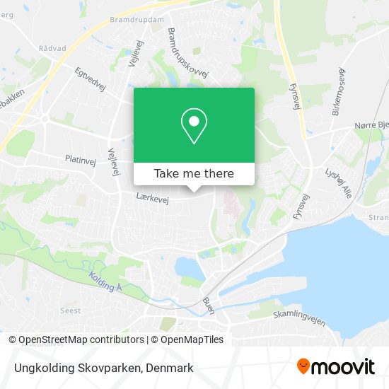 Ungkolding Skovparken map