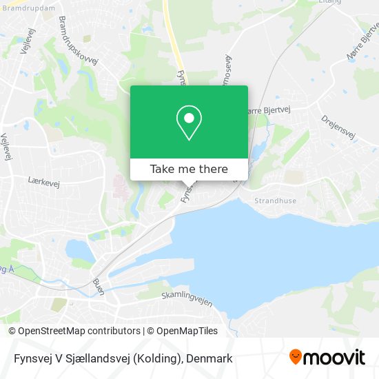 Fynsvej V Sjællandsvej (Kolding) map