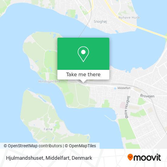 Hjulmandshuset, Middelfart map