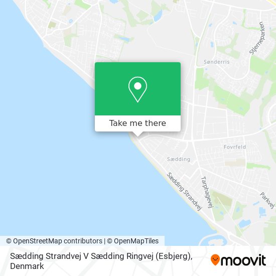 Sædding Strandvej V Sædding Ringvej (Esbjerg) map