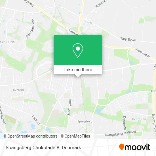 Spangsberg Chokolade A map