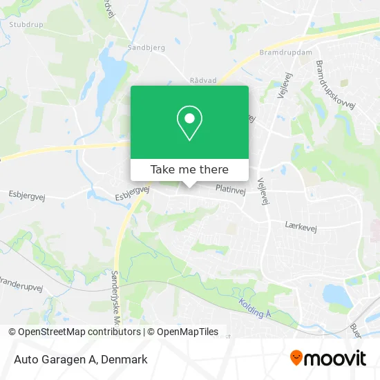 Auto Garagen A map