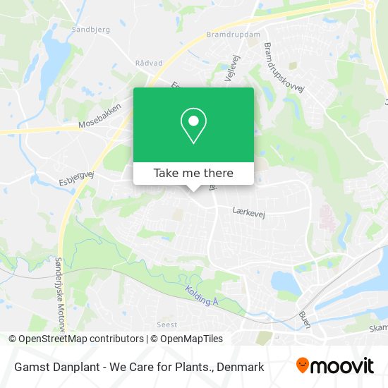 Gamst Danplant - We Care for Plants. map