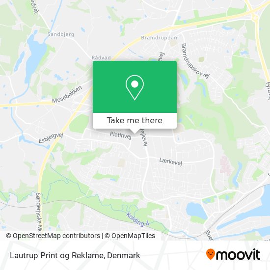 Lautrup Print og Reklame map