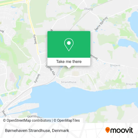 Børnehaven Strandhuse map