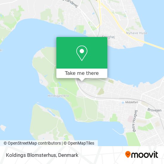 Koldings Blomsterhus map