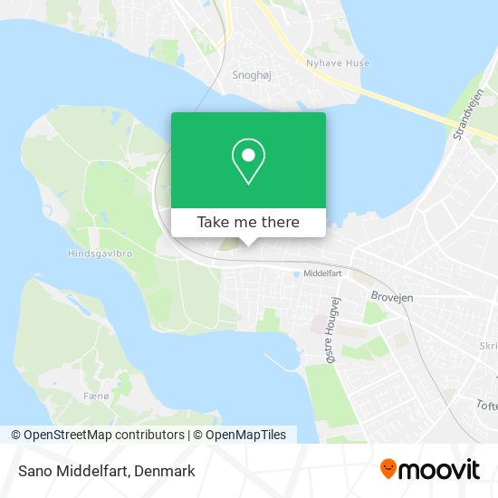 Sano Middelfart map