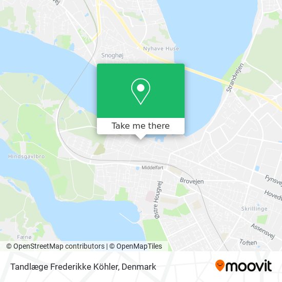 Tandlæge Frederikke Köhler map