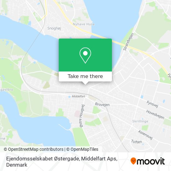 Ejendomsselskabet Østergade, Middelfart Aps map