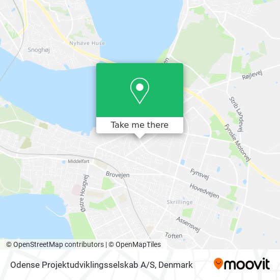 Odense Projektudviklingsselskab A / S map