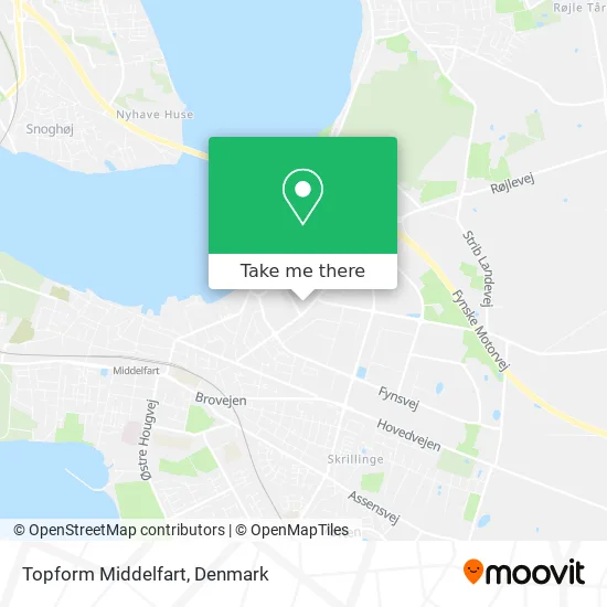 Topform Middelfart map