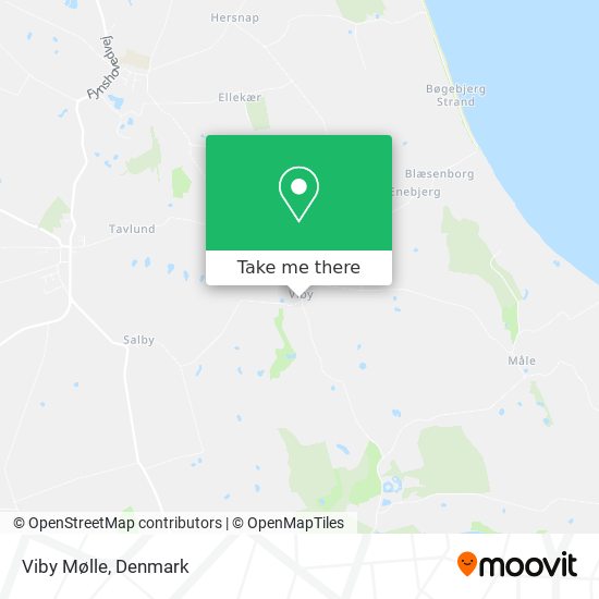 Viby Mølle map