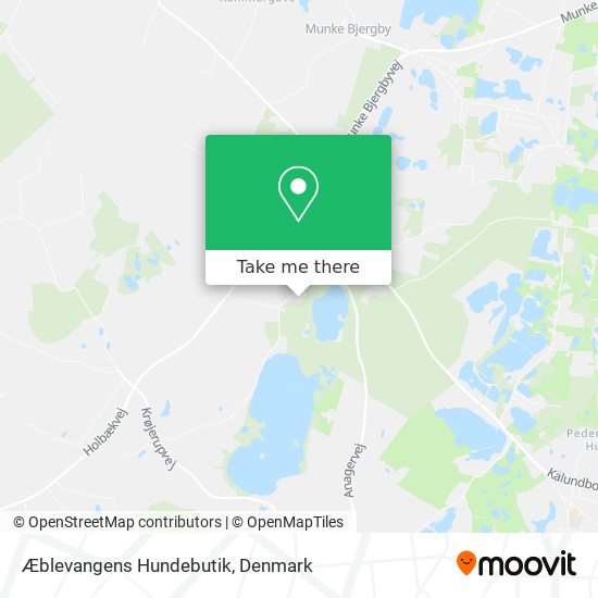 Æblevangens Hundebutik map