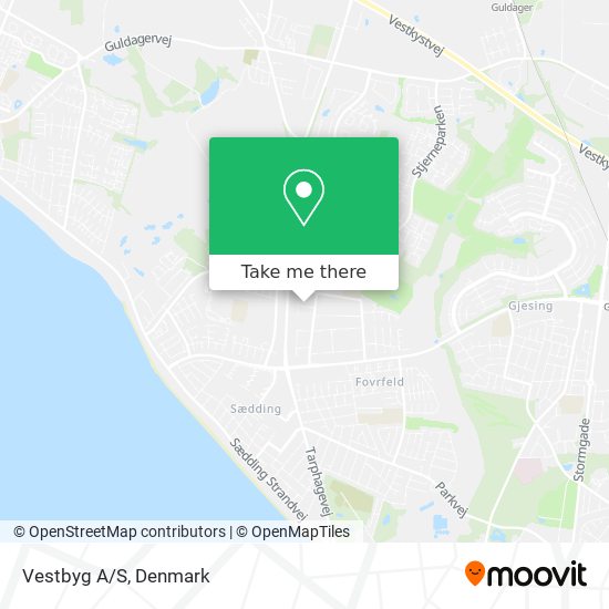 Vestbyg A/S map