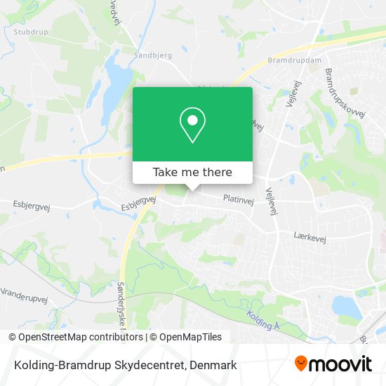Kolding-Bramdrup Skydecentret map