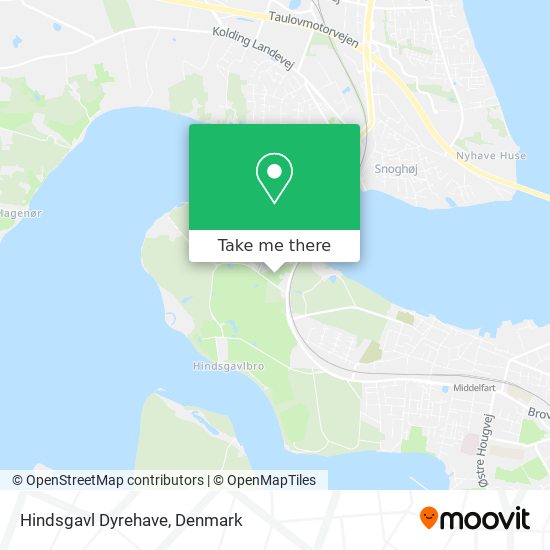 Hindsgavl Dyrehave map
