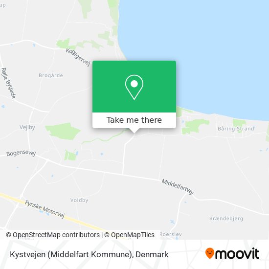 Kystvejen (Middelfart Kommune) map