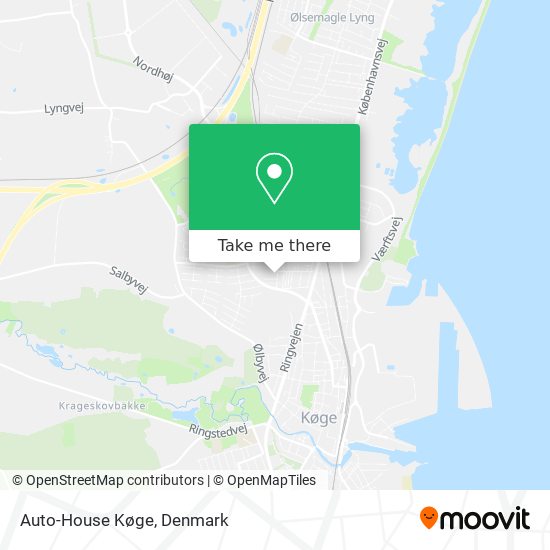 Auto-House Køge map