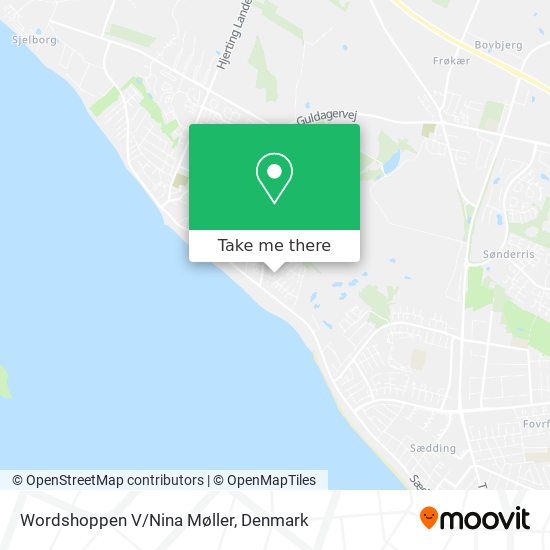 Wordshoppen V/Nina Møller map