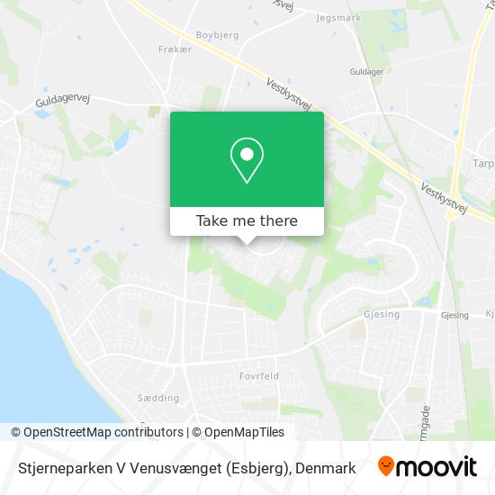 Stjerneparken V Venusvænget (Esbjerg) map