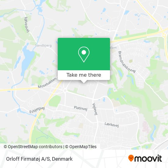 Orloff Firmatøj A/S map