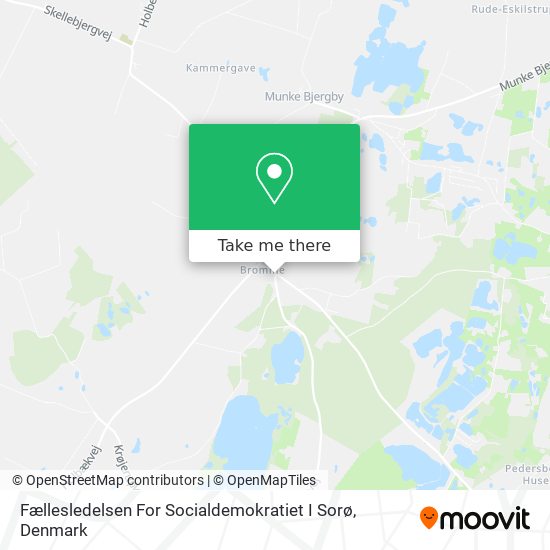 Fællesledelsen For Socialdemokratiet I Sorø map