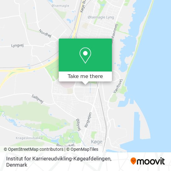 Institut for Karriereudvikling-Køgeafdelingen map