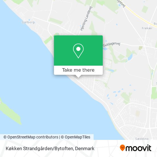 Køkken Strandgården/Bytoften map