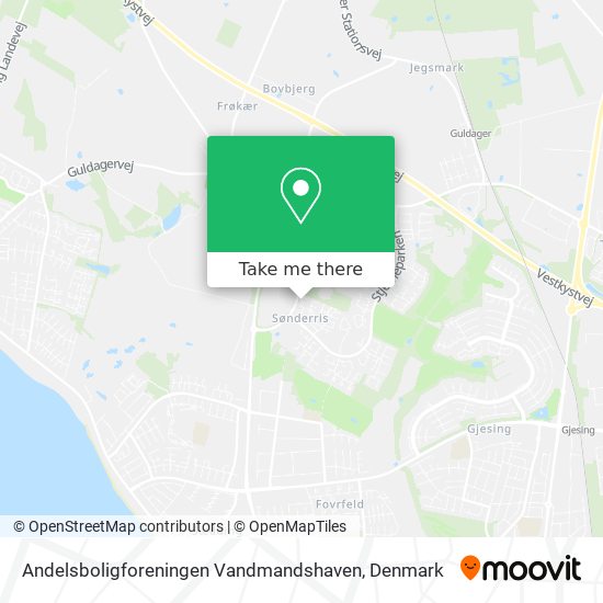 Andelsboligforeningen Vandmandshaven map