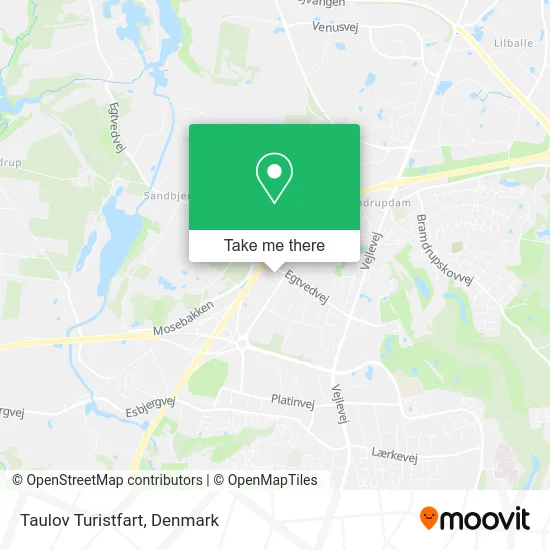 Taulov Turistfart map