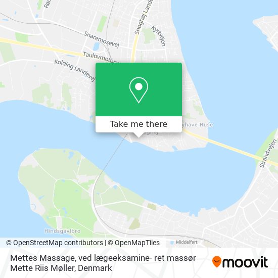 Mettes Massage, ved lægeeksamine- ret massør Mette Riis Møller map