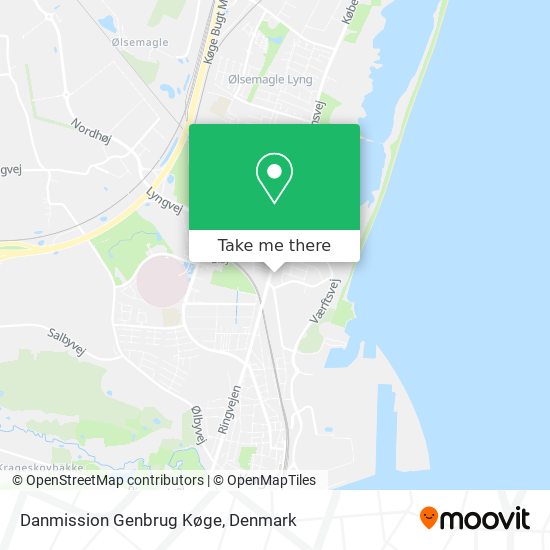 Danmission Genbrug Køge map