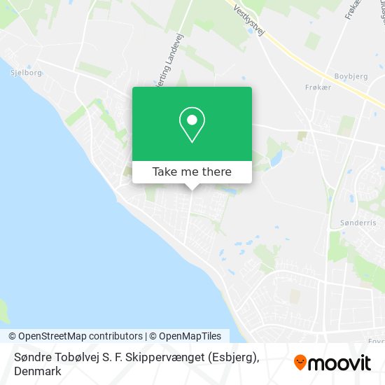 Søndre Tobølvej S. F. Skippervænget (Esbjerg) map