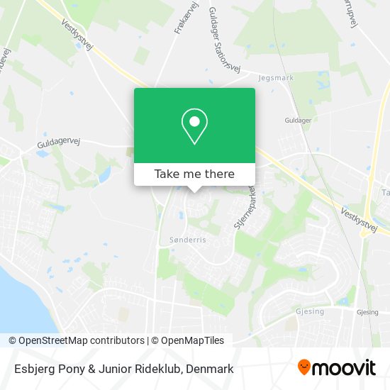 Esbjerg Pony & Junior Rideklub map