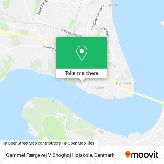 Gammel Færgevej V Snoghøj Højskole map