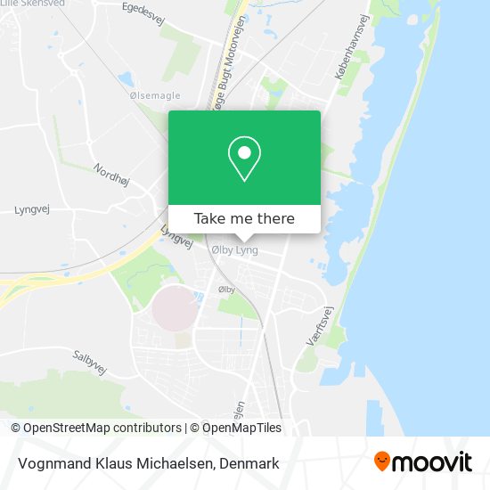 Vognmand Klaus Michaelsen map